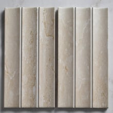 Teemo Matt Flute Travertine Look Porcelain Tile